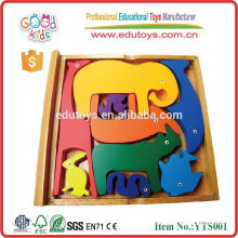 Educational Fun Learning Wooden Toys Puzzle book